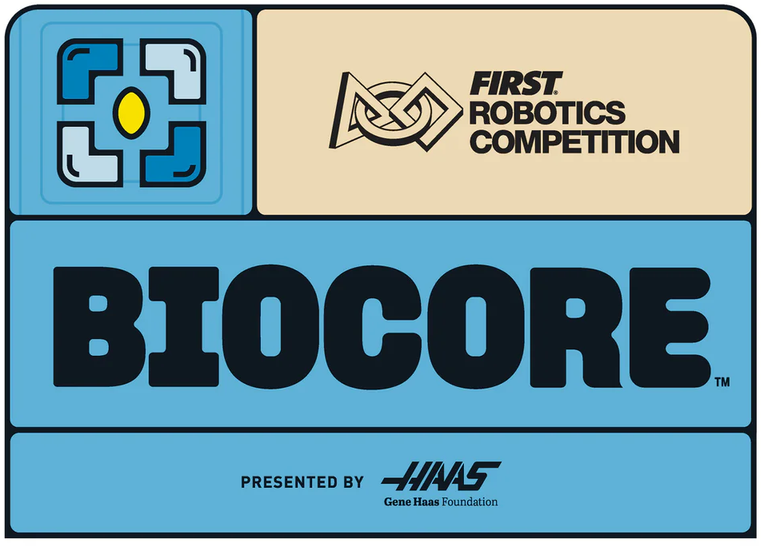 FIRST Robotics Competition BIOCORE 2026–2027 sezonu logosu